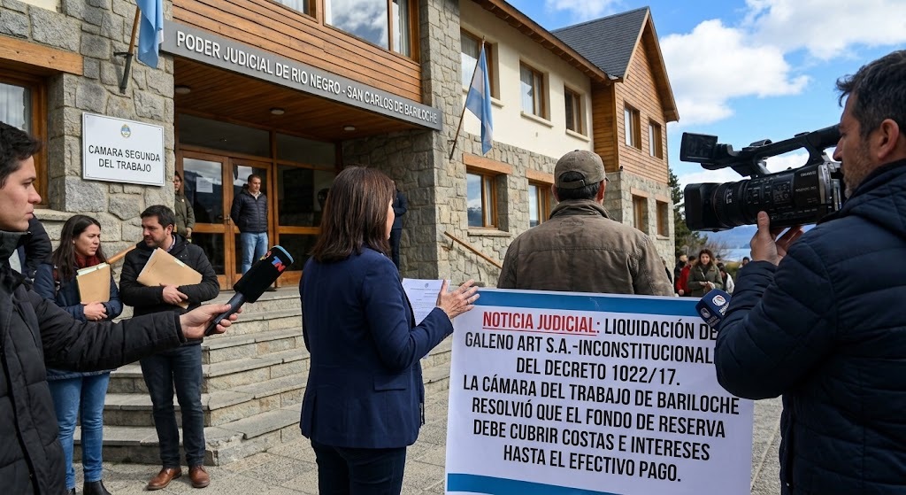 Liquidación Judicial de Galeno ART S.A.. Inconstitucionalidad del Decreto 1022/17: La Cámara del Trabajo de Bariloche resolvió que el Fondo de Reserva debe cubrir costas e intereses hasta el efectivo pago